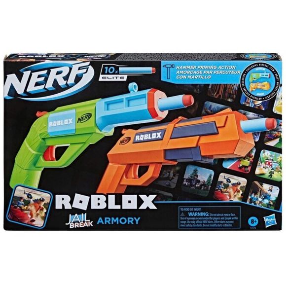 Nerf Roblox Jailbreak Armory 2 pack Blasters - Picture 1 of 3